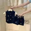 Bộ đồ bé gái tay ngắn mùa hè phong cách mới - Giá chỉ 167.689 VND, giảm mạnh 10