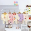 Bộ Đồ Bé Gái Thun Lạnh Dài Tay Quần Lửng In Hình Cartoon Giá Ưu Đãi 75.852 VND