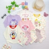 Bộ Đồ Bé Gái Thun Lạnh Dài Tay Quần Lửng In Hình Cartoon Giá Ưu Đãi 75.852 VND 2