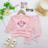 Bộ Đồ Bé Gái Thun Lạnh Dài Tay Quần Lửng In Hình Cartoon Giá Ưu Đãi 75.852 VND 5