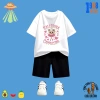 Bộ đồ bé in hình Tung Tung Tung Sahur - Quần áo thun cotton co giãn 4 chiều, size 15-40kg, giảm giá 169k 8