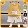 Bộ Đồ Bé Trai Áo Cộc Tay Quần Short Mùa Hè 1-9 Tuổi Giá Ưu Đãi 84.500 VND