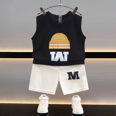 Bộ Đồ Bé Trai Áo Cộc Tay Quần Short Mùa Hè 1-9 Tuổi Giá Ưu Đãi 84.500 VND