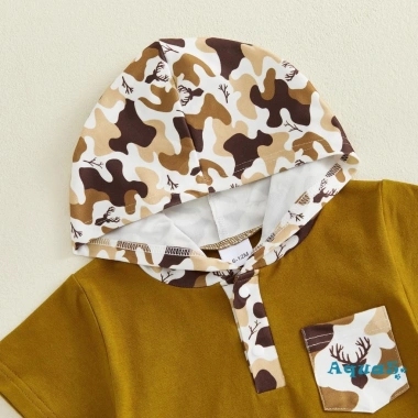 Bộ đồ bé trai Aqua Toddler mùa hè quần short in hình động vật tay ngắn mũ trùm đầu 2 mảnh giá ưu đãi 6 Bộ đồ bé trai Aqua Toddler mùa hè quần short in hình động vật tay ngắn mũ trùm đầu 2 mảnh giá ưu đãi 6