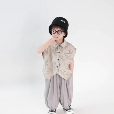 Bộ đồ bé trai Mùa hè Hàn Quốc Loose thoáng mát, giá ưu đãi 326.958 VND 3