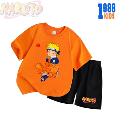 Bộ đồ bé trai Naruto thun cotton mát mẻ, nhiều màu size 15-40kg - Giá ưu đãi 169k 8