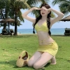 Bộ đồ bơi bikini 3 chi tiết hoa in nổi sexy gợi cảm KUNKUN BKN51 Giá ưu đãi 169k 7