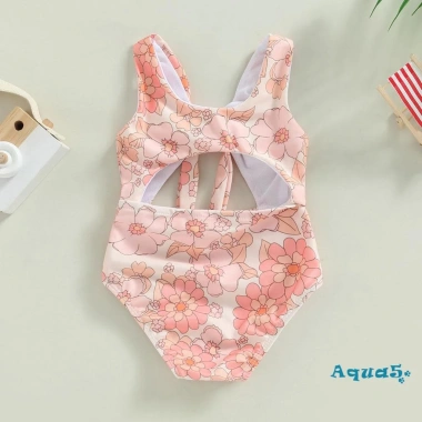 Bộ Đồ Bơi Một Mảnh Không Tay Họa Tiết Vỏ Sò Hoa Bé Gái Ưu Đãi 123.444 VND