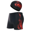 Bộ đồ bơi nam: Quần bơi boxer co giãn, kính bơi, mũ bơi, quần short bãi biển - Giá chỉ 143.544đ 4