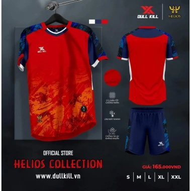Bộ Đồ Bóng Đá Không Logo DullKill Helios Siêu Bền Siêu Đẹp Giá 180k Giảm 20%