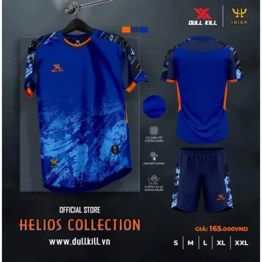 Bộ Đồ Bóng Đá Không Logo DullKill Helios Siêu Bền Siêu Đẹp Giá 180k Giảm 20%