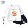 Bộ đồ Capybara sinh nhật cho bé (quần + áo) cotton 4 chiều mềm mịn, co giãn, giá 179.000₫