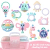 Bộ đồ chơi 9-11 món xúc xắc lục lạc đa màu, tiếng kêu, nhựa ABS cho bé sơ sinh giá 83.299 VND 8