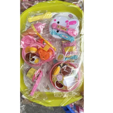 Bộ Đồ Chơi Baby Food Set 6 Món Hamburger, Bánh Pudding, Mì Ramen, Bánh Plan - Nhập Vai Khám Phá - Giá 105.000₫