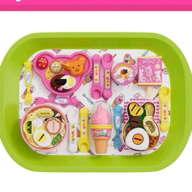 Bộ Đồ Chơi Baby Food Set 6 Món Hamburger, Bánh Pudding, Mì Ramen, Bánh Plan - Nhập Vai Khám Phá - Giá 105.000₫