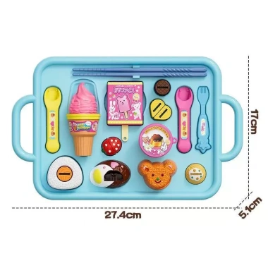 Bộ đồ chơi bánh Pudding Mell Chan - Hộp cơm trưa thỏ Gấu Bento Ramen, giả vờ - 33.822₫