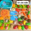 Bộ đồ chơi cắt hoa quả, rau củ cho bé 30 chi tiết nấu ăn, phát triển kỹ năng, giá ưu đãi 142.100 VND