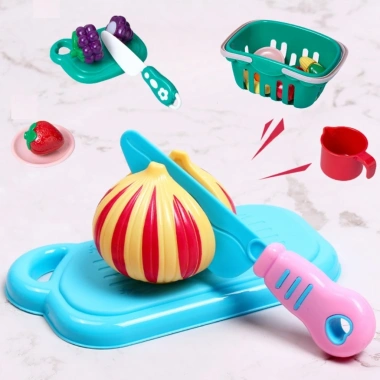 Bộ Đồ Chơi Cắt Hoa Quả Rau Củ Nhựa Loại To Giá ưu đãi 155.000đ Phát triển kỹ năng sáng tạo cho trẻ 4