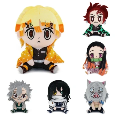 Bộ Đồ Chơi Demon Slayer Sang Trọng Giyuu Nezuko Tanjiro Inosuke Zenitsu Giá ưu đãi 397k