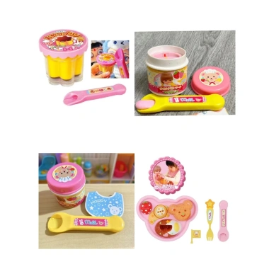 Bộ Đồ Chơi Kem Dâu Tây Pudding Thạch Cho Ăn Dành Cho Trẻ Em - Giá 21.000đ