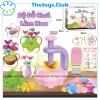 Bộ Đồ Chơi Làm Hoa - Máy Cầm Tay Tạo Hoa Sáng Tạo, Phát Triển Tư Duy Bé, Giá 280k