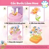 Bộ Đồ Chơi Làm Hoa - Máy Cầm Tay Tạo Hoa Sáng Tạo, Phát Triển Tư Duy Bé, Giá 280k 5