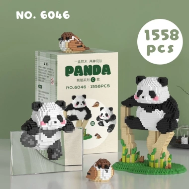 Bộ Đồ Chơi Lắp Ráp Gấu Trúc Dễ Thương - Giá Ưu Đãi 258.743₫, Phát Triển Tư Duy 7
