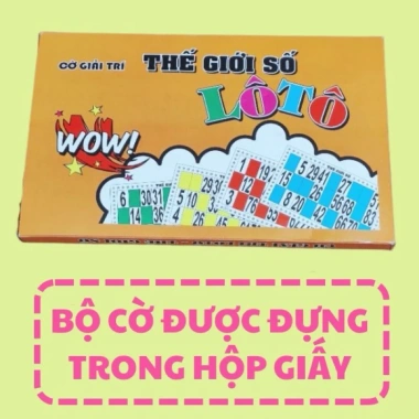 Bộ Đồ Chơi Lô Tô 90 Số – Cờ Lô Tô Giá Rẻ 45.000 VNĐ, Giúp Trẻ Học Đếm & Giải Trí 2
