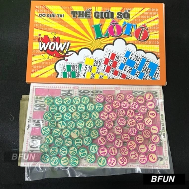 Bộ Đồ Chơi Lô Tô 90 Số – Cờ Lô Tô Giá Rẻ 45.000 VNĐ, Giúp Trẻ Học Đếm & Giải Trí 3