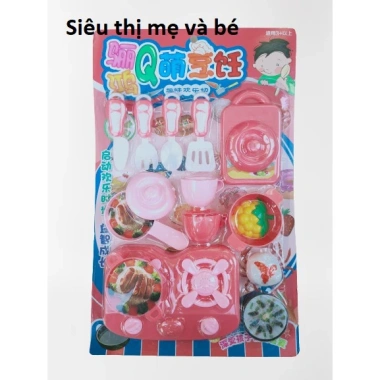 Bộ đồ chơi nấu ăn 14 món có bếp - Thiết kế y như thật, giảm giá chỉ 48.000 3