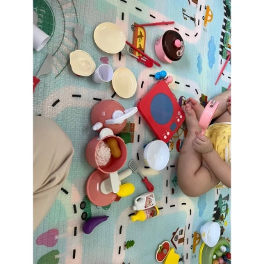 Bộ đồ chơi nấu ăn 36 chi tiết Playhouse - Bếp có nạc, đèn LED, giá siêu ưu đãi 131k 6
