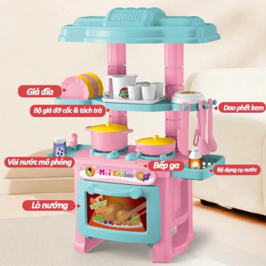 Bộ Đồ Chơi Nấu Ăn 48 Món Cao Cấp - Nhà Bếp Trẻ Em Giáo Dục Sáng Tạo 2-8 Tuổi 4 Bộ Đồ Chơi Nấu Ăn 48 Món Cao Cấp - Nhà Bếp Trẻ Em Giáo Dục Sáng Tạo 2-8 Tuổi 4