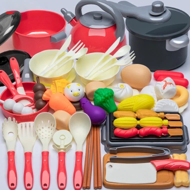 Bộ đồ chơi nấu ăn 69 chi tiết Bếp từ có nhạc, kích thích sáng tạo, giá chỉ 145.000₫ 3