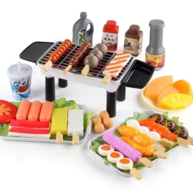 Bộ Đồ Chơi Nấu Ăn & BBQ 118 chi tiết nhựa cho bé – Sáng tạo, Giá ưu đãi 269.000₫