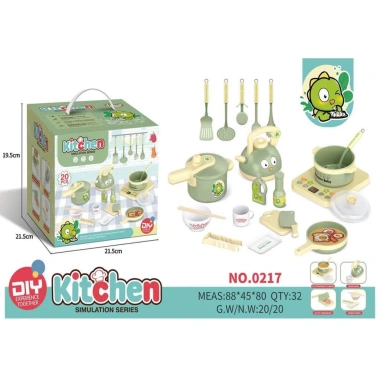 Bộ đồ chơi nấu ăn bé gái - Nhà bếp cỡ lớn, hiệu ứng sinh động, chỉ 115.000₫ 5
