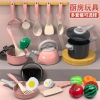 Bộ Đồ Chơi Nấu Ăn Bếp Mini WISLEO Dùng Pin Va Quà Sinh Nhật Bé Gái Bé Trai 4