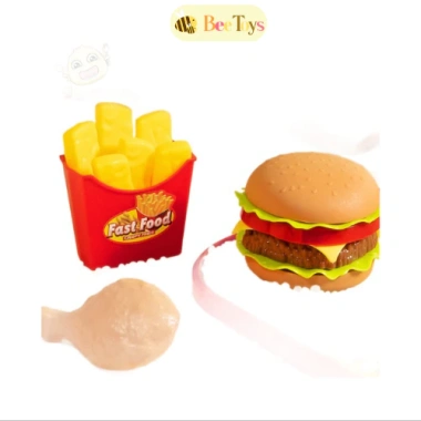 Bộ Đồ Chơi Nấu Ăn Fast Food Gà Rán Pizza cho Bé - Đầu Bếp Bee Toys Giá 130.000₫ 7