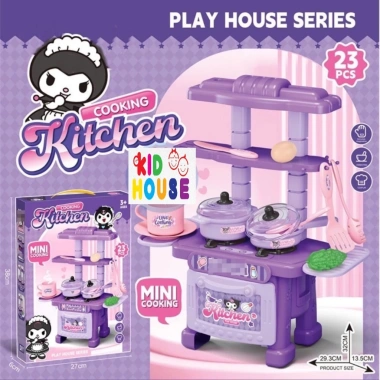 Bộ đồ chơi nấu ăn Kuromi 23 chi tiết + quầy tráng miệng 26 chi tiết – Đồ chơi bếp đáng yêu cho bé, giảm giá 120k 5 Bộ đồ chơi nấu ăn Kuromi 23 chi tiết + quầy tráng miệng 26 chi tiết – Đồ chơi bếp đáng yêu cho bé, giảm giá 120k 5