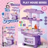Bộ đồ chơi nấu ăn Kuromi 23 chi tiết + quầy tráng miệng 26 chi tiết – Đồ chơi bếp đáng yêu cho bé, giảm giá 120k 9