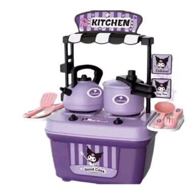 Bộ Đồ Chơi Nấu ăn KUROMI kèm sticker tự dán cho bé - BigLove, giá chỉ 47.000₫ 2