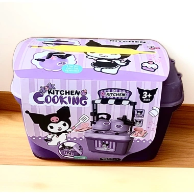 Bộ Đồ Chơi Nấu ăn KUROMI kèm sticker tự dán cho bé - BigLove, giá chỉ 47.000₫ 5