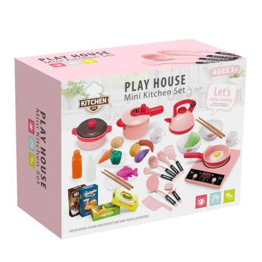 Bộ đồ chơi nấu ăn mini Play House 36 chi tiết, giá ưu đãi 135k cho bé 5