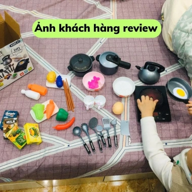 Bộ đồ chơi nấu ăn Playhouse 36 chi tiết có đèn và âm thanh – Bé học làm đầu bếp, giảm giá 119k 4 Bộ đồ chơi nấu ăn Playhouse 36 chi tiết có đèn và âm thanh – Bé học làm đầu bếp, giảm giá 119k 4