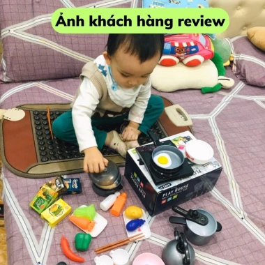 Bộ đồ chơi nấu ăn Playhouse 36 chi tiết có đèn và âm thanh – Bé học làm đầu bếp, giảm giá 119k