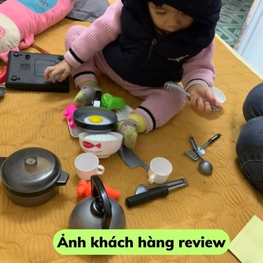 Bộ đồ chơi nấu ăn Playhouse 36 chi tiết có đèn và âm thanh – Bé học làm đầu bếp, giảm giá 119k