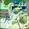 Bộ đồ chơi nấu ăn Thỏ Khủng long size lớn 20 chi tiết nhựa đẹp - Đồ bếp cho bé 8