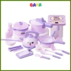 Bộ đồ chơi nấu ăn Thỏ Khủng long size lớn 20 chi tiết nhựa đẹp - Đồ bếp cho bé 9