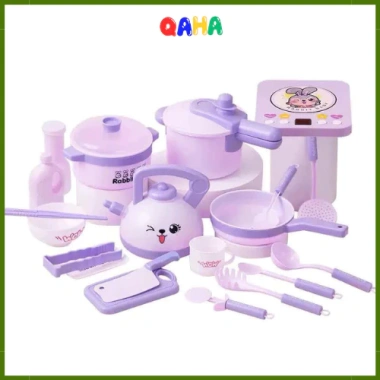 Bộ đồ chơi nấu ăn Thỏ Khủng long size lớn 20 chi tiết nhựa đẹp - Đồ bếp cho bé 9 Bộ đồ chơi nấu ăn Thỏ Khủng long size lớn 20 chi tiết nhựa đẹp - Đồ bếp cho bé 9