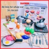 Bộ đồ chơi nhà bếp 36 món - Hộp nấu ăn cho bé, mô phỏng thực tế, chỉ 138.000₫
