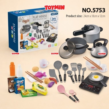 Bộ đồ chơi nhà bếp 36 món - Hộp nấu ăn cho bé, mô phỏng thực tế, chỉ 138.000₫ 4